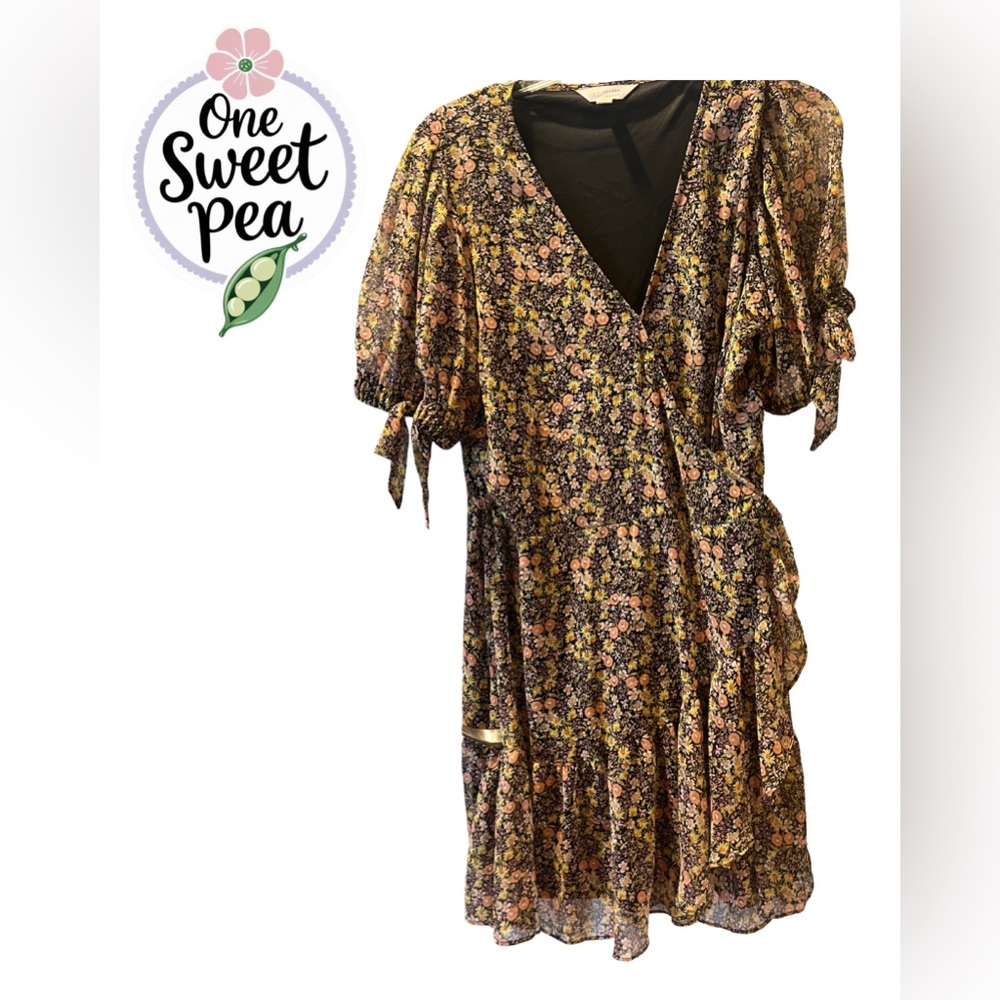 LC Lauren Conrad Floral Dress size Large